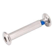 Inline Skate Replacement Screws 10Piece Iron Wheel Axles Fittings For Front And Rear Wheels Inner Length 31mm