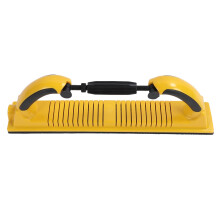 Hand sanding block 70x400 mm, adjustable ABS material, lightweight and portable, hookandloop design for quick sandpaper attachment, flexible.