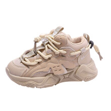 Children Sports Shoes for Boys and Girls Toddler Spring Summer NonSlip Thick Sole Elastic LaceUp White Outdoor UK 9