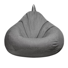 Sitzsackbezug für modernen Komfort, Aufbewahrungsmöglichkeiten für Kuscheltiere, hochwertiger Stoff, extra weicher Sitzsack für Kinder und