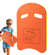 Children's Swimming Kickboard NonSlip, Thickened Pool Training Board for Kids, Lightweight EVA Foam Swim Float for Beginners Aged 6, Orange Color.