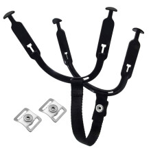 Helmet chin strap, hockey helmet, chin strap with 2 reinforced snap ice hockey