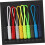Zipper Pull Ropes Fluorescent Green Cylinder Head, 20Pcs Plastic Polyester, Replacement Pull Tabs For Jackets And Bags 3