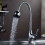 Chrome 360 Degree Rotation Kitchen Basin Tap Hot Cold Crane Solid Brass Deck Mounted 2Function Universal Spray Head 1