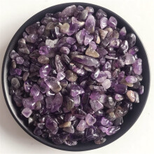 500g 58mm Natural Amethyst Powder Crystal Gravel Rock Raw Gemstone Stone Aquarium Bonsai Decoration Stone Raw Stones and Minerals