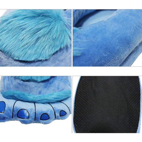 Παντόφλες Furry Monster για άνδρες και γυναίκες, μαλακές, βελούδινες παντόφλες 2