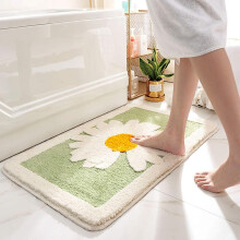 Badmatten, elegant ontwerp voor decoratieve doeleinden, antislip onderkant voor veiligheid, machinewasbaar en gemakkelijk schoon te maken,