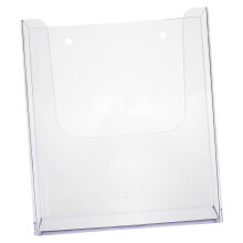 A4 WallMounted Acrylic Display Rack Brochure Holder, File Organizer, Magazine Stand for Office and , Flyer Stand