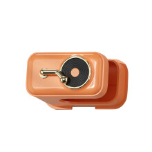 Altavoz decorativo vintage, audio inalámbrico portátil para Oura Ring Gen4, protector de cargador, funda de cargador de silicona con sonido
