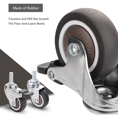 Τροχοί TPR Wheels για βαριά χρήση, βιομηχανικοί τροχοί με ανθεκτική κατασκευή και 2