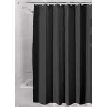 Waterdichte douchegordijnvoering voor de badkamer, stevige roestvrije metalen oogjes, stabiel gordijn met versterkte oogjes en zachte zoom voor een