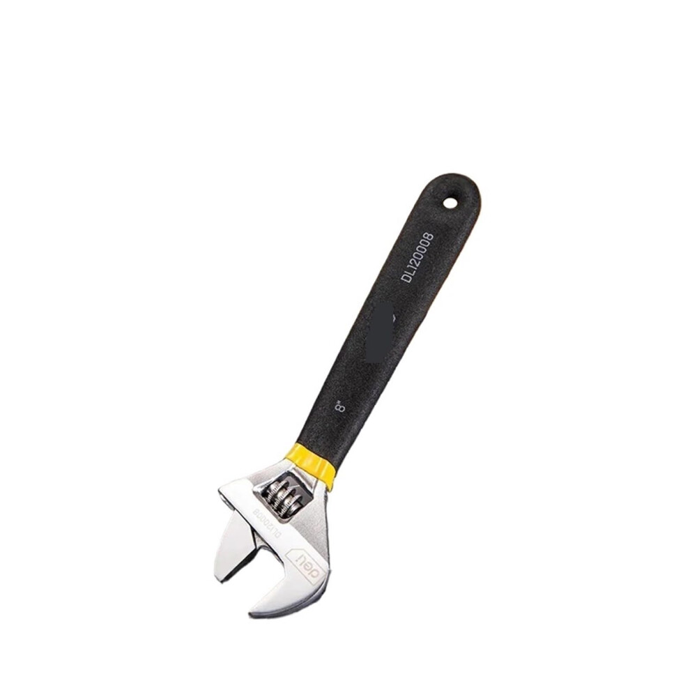 Adjustable Wrench, Car Bicycle Wrench, Dip Plastic Carbon Steel, Universal Wrench, Mechanical Workshop Hand Tools (Dl120012) 9119770341938