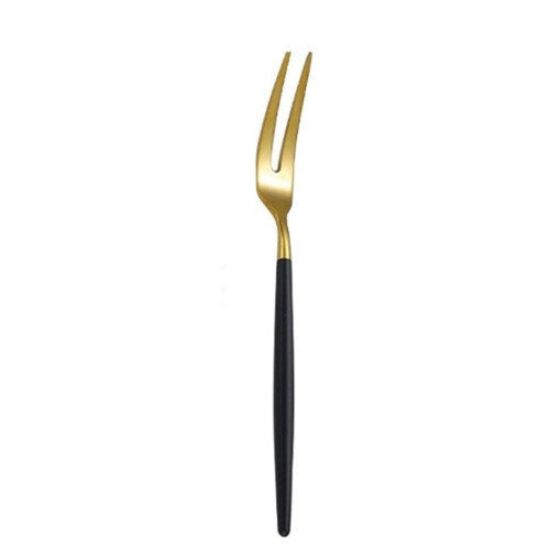 Fruit Fork Fruit Stick RoundHandle Thickened Dessert Fork For Dessert Cakes 14.4x1.3cm Color 4