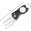 Training Divot Tool  Tool Putting Green Fork Marker Tool Including silver 2