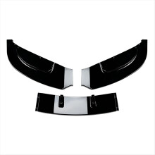 Car Front Bumper Splitter Lip Diffuser Spoiler Cover Guard for - C-Class W204 2011-2014 Gloss Black