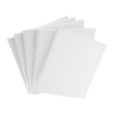 Stretched Canvas Panels 5 Pack Unfinished Blank Canvas Board For Artists For Acrylics And Oils Beginner Friendly