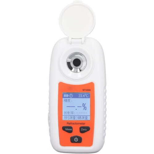 LCD Digital Refractometer Cover Model ABS Compatible, Digital Display Sugar Meter For Fruit Sugar Tester 2