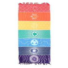 Heldere kleuren en een duidelijk patroon, kleurecht dankzij digitaal printproces, zandvrij, Turkse strandhanddoek, sneldrogende badhanddoek voor