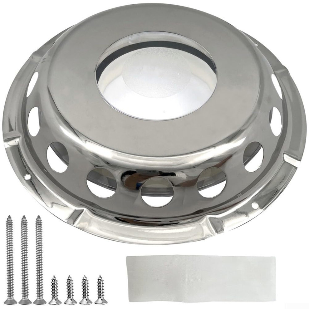 Stainless Steel Ventilation Vent, Round, Lightweight, Marine Vent, Ventilation For Motorhomes, Yachts, And Boats 9119770342621