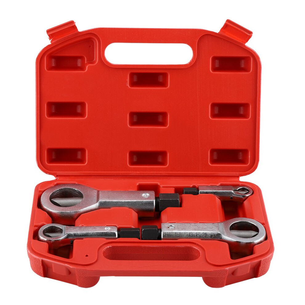 17Pcs Screw Extractor Set Hex Head Multispline Easy Out For Damaged Screws Nuts Bolts Studs Spiral Extractors 9339159798072