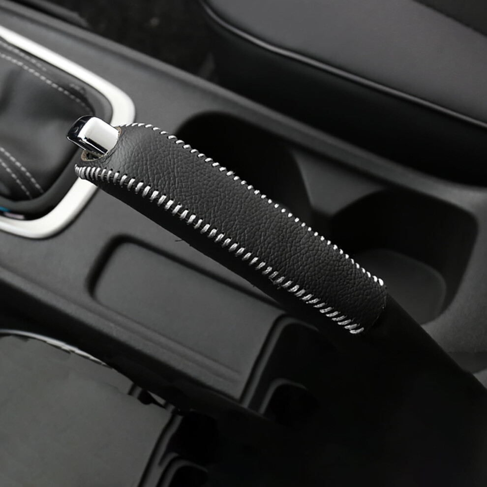 Car Handbrake Cover Antislip Wearresistant Grips For Corolla Xii (E210) Sedan 20182022 White 9119770342799