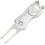 Putting Green Fork Magnetic Marker Tool with Button Training Divot  silver 3