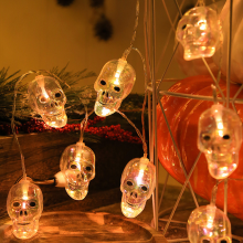Mini kostry s polohovateľnými kĺbmi, halloweenske dekorácie kostry s jasnejšími svetlami, vhodné na halloweenske párty a dekorácie.