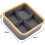 Wardrobe Organizer Layer Sorting Box Fabric Storage Box For Clothes Underwear Bras And Pants Stackable 4 Layer Design 3