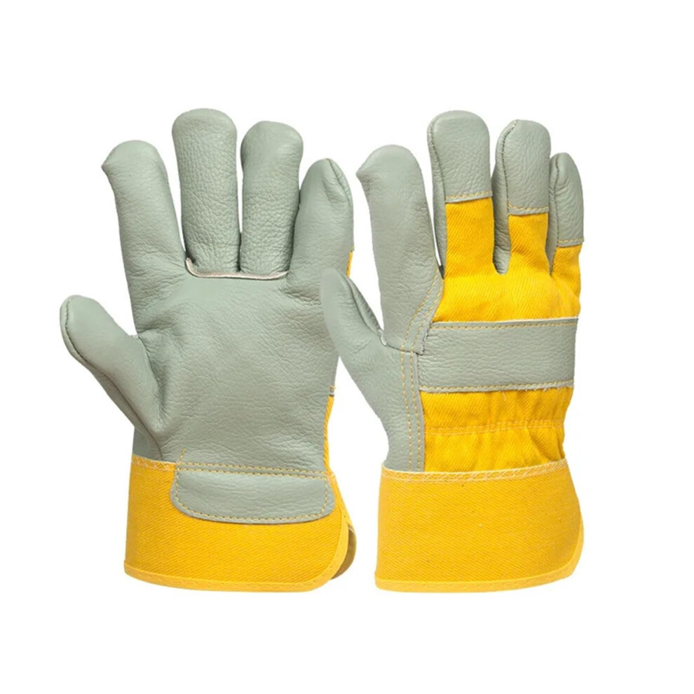 Welding Gloves Heatresistant Leather, Temperature Welding Gloves For Sparks And Hot Coals, Sizes Mxl 9339159797754