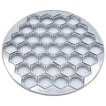 Pelmeni Mold, Russian Ravioli Maker for Uniform Size Production, Aluminum Alloy Material Ensures Durability and Dishwasher Safety for Hassle-Free Clea