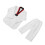 Kinder Weiß Taekwondo Uniform TKD Kostüme Kleidung 10