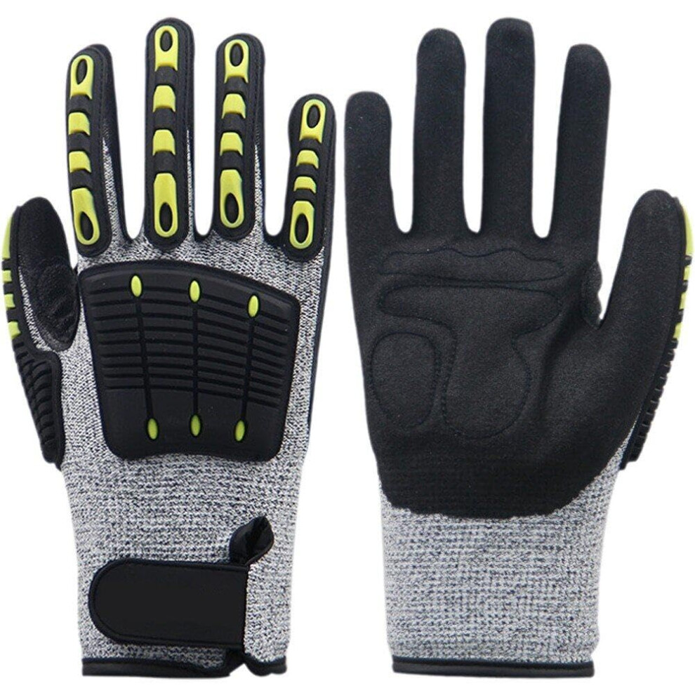 Cut Resistant Gloves Nonslip Heavyduty Safety Work Gloves Breathable Durable For Gardening Mechanic Construction 9001264501976
