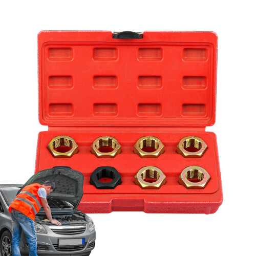 Thread Restorer Kit Metric Thread Restorer Set For Nuts And Screws Thread Chaser Hex Tap Die Rethreading  Tool