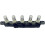 Practical piano push button switch. Userfriendly metal push button switch,  for kitchen appliances. 3