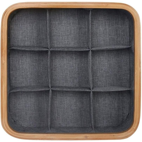 Layer Sorting Fabric Storage Box Wardrobe Organizer Stackable Drawer Style For Underwear Bras Pants Five Piece Set 1