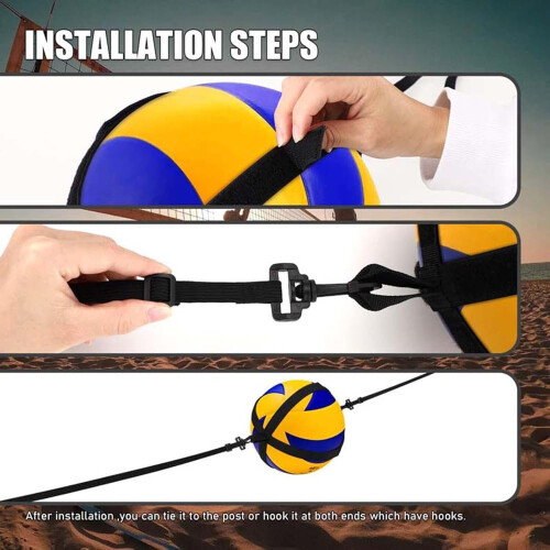 Volleyball Hitting Trainer, Adjustable Serve Trainer, Training Equipment, Spiking Trainer 2