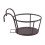 Spacesaving hanging balcony shelf, sturdy construction for multiple planters (copper) 1