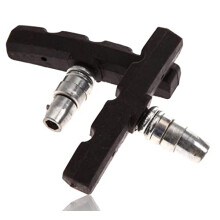 2 Piece Bicycle Brake Set for Shimano 1 Pair Brake Shoes Black VBrake 70 mm