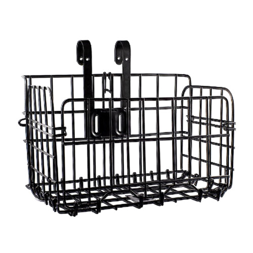 Detachable foldable bicycle basket, front and rear, collapsible hanging basket, durable