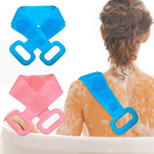 Silikonová kartáčka na záda, ergonomicky tvarovaná pro pohodlné použití, šetrná k životnímu prostředí a bezpečná pro každodenní