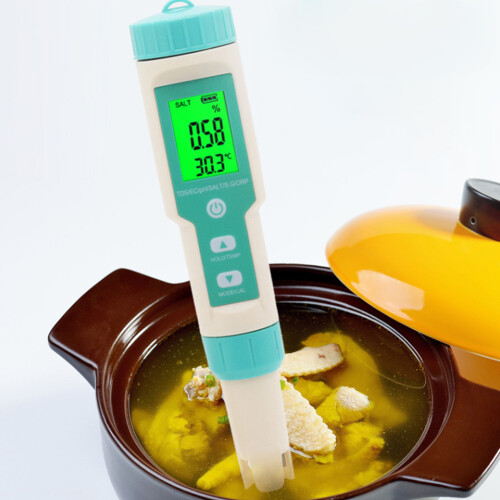 Tragbarer Wasserqualitätstester, 7-in-1, pH-Wert, 1