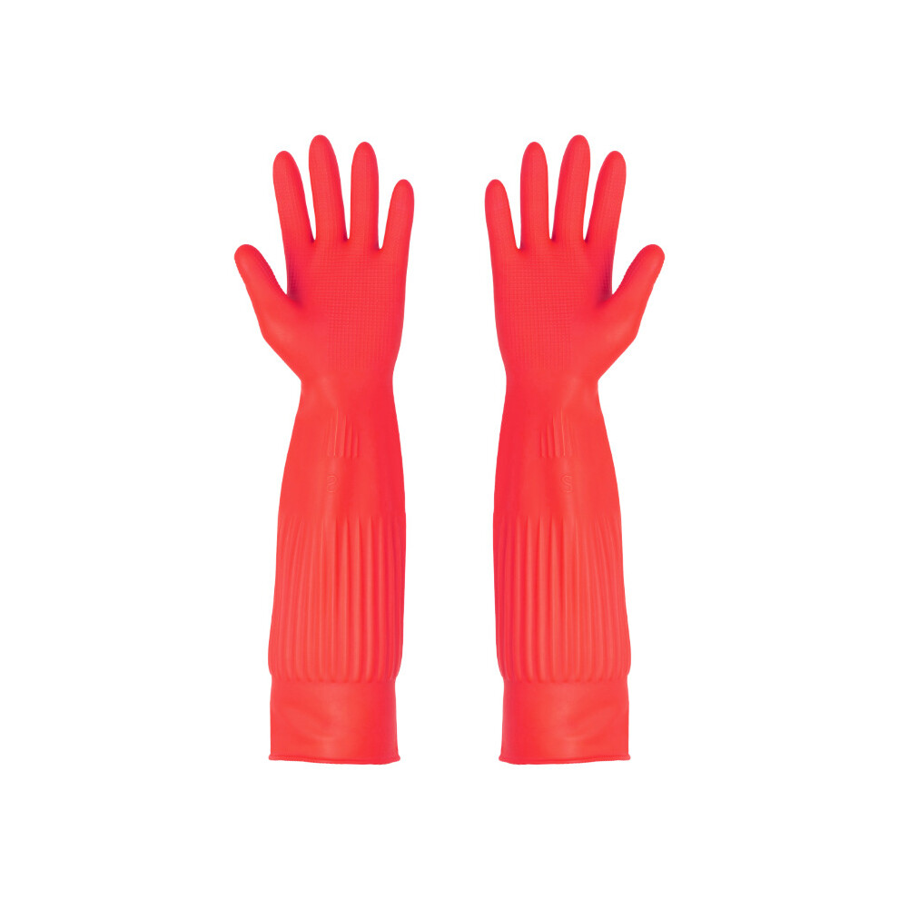 Natural Latex Gloves With High Resilience, Tensile Strength, And Skidproof Surface, Perfect For Boys (Loose) (L) 9454554762357