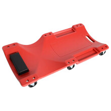 Mechanic Chair With Wheels 36Inch Rolling Cart NonSlip Cushion Soundproof For Oil Change Tire Rotation Engine