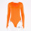 Damen Langarm-Bodysuit Modischer, charmanter, 4