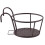 Spacesaving hanging balcony shelf, sturdy construction for multiple planters (copper) 2