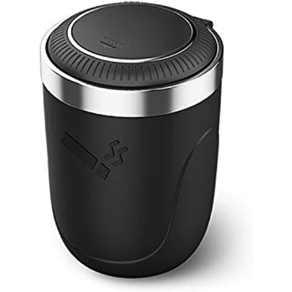 Portable Car Ashtray With Lid For Volvo S40/S60/S80/S90/Xc40/Xc60/Xc90/C30/C70/V40/V60/V90 Black 9119770346629