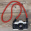 Camera Shoulder Strap Lightweight Adjustable HeavyDuty Nylon Universal DSLR Mirrorless Compatibility Red 2