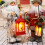 Χριστουγεννιάτικα φανάρια Vintage Design που λειτουργούν με μπαταρία, εορταστική 6