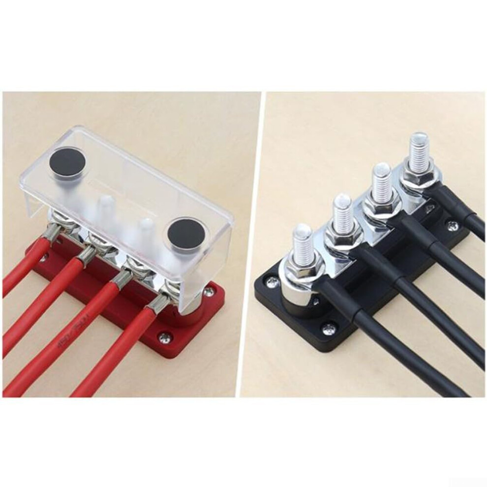 600A  Current Power Distribution Busbar at 48V DC for Custom Vehicle Electrical Configurations (Red)-image-OPC-PNNMPDW-NEW