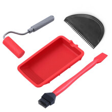 Multipurpose Adhesive Roller With Inclined Grooves Technology For Even Coating In Professional Craft Projects For Crafts